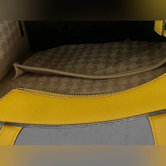 KARL LAGERFELD Nouveau Tote/Crossbody - Yellow - NWT - Picture 7 of 13